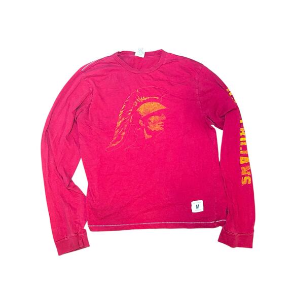 Vintage Tee League USC Trojans Graphic Long Sleeve Shirt Men’s Medium - Picture 1 of 4